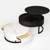 Shirley Lane Furniture 2 Piece Luisa Nesting Coffee Table Set