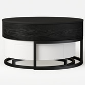 Shirley Lane Furniture 2 Piece Luisa Nesting Coffee Table Set
