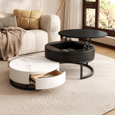 Shirley Lane Furniture 2 Piece Luisa Nesting Coffee Table Set