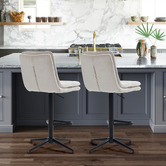 Shirley Lane Furniture Frank Adjustable Barstools