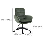 Shirley Lane Furniture Frank Upholstered Office Chair