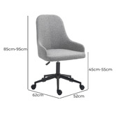 Shirley Lane Furniture Gregor Upholstered Office Chair
