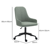 Shirley Lane Furniture Gregor Upholstered Office Chair
