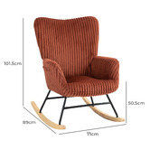 Shirley Lane Furniture Riley Upholstered Rocking Chair