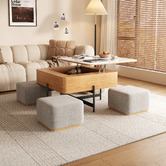 Shirley Lane Furniture 4 Seater Merritt Coffee Table &amp; Chair Set