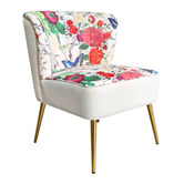 Shirley Lane Furniture Terrell Velvet Accent Chair
