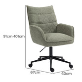 Shirley Lane Furniture Abel Chenille Office Chair