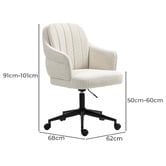 Shirley Lane Furniture Midland Upholstered Office Chair
