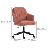 Shirley Lane Furniture Midland Upholstered Office Chair