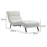 Shirley Lane Furniture Rosemead Upholstered Chaise Lounge