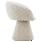 Shirley Lane Furniture Freya Upholstered Swivel Dining Chair