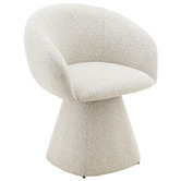 Shirley Lane Furniture Freya Upholstered Swivel Dining Chair