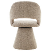 Shirley Lane Furniture Cali Upholstered Swivel Dining Chair