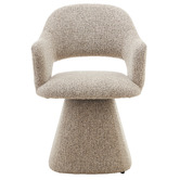 Shirley Lane Furniture Cali Upholstered Swivel Dining Chair