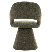 Shirley Lane Furniture Cali Upholstered Swivel Dining Chair
