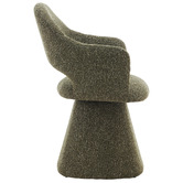Shirley Lane Furniture Cali Upholstered Swivel Dining Chair