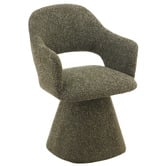 Shirley Lane Furniture Cali Upholstered Swivel Dining Chair