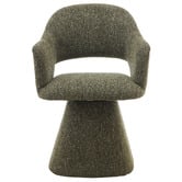 Shirley Lane Furniture Cali Upholstered Swivel Dining Chair