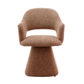 Shirley Lane Furniture Cali Upholstered Swivel Dining Chair