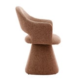 Shirley Lane Furniture Cali Upholstered Swivel Dining Chair