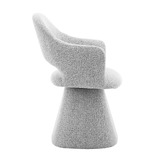 Shirley Lane Furniture Cali Upholstered Swivel Dining Chair