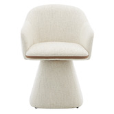 Shirley Lane Furniture Melly Upholstered Swivel Dining Chair