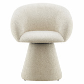 Shirley Lane Furniture Freya Upholstered Swivel Dining Chair