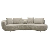 Shirley Lane Furniture Winslow 6 Seater Upholstered Modular Sofa