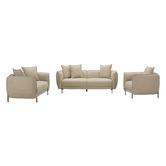 Shirley Lane Furniture Irvine 6 Seater Upholstered Sofa &amp; Armchair Set
