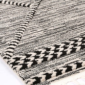 Sanctuary Rugs Black &amp; Anthracite Origin Annabelle Power-Loomed Rug