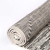 Sanctuary Rugs Black &amp; Anthracite Origin Annabelle Power-Loomed Rug