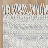 Sanctuary Rugs White &amp; Blue Perla II Wool Rug