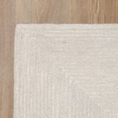 Sanctuary Rugs Ivory Loren Wool &amp; Viscose Rug