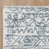 Sanctuary Rugs Blue Posy Inca Wool &amp; Cotton Rug