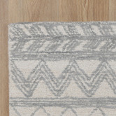 Sanctuary Rugs Grey Posy Zulu Wool &amp; Cotton Rug