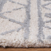 Sanctuary Rugs Grey Posy Zulu Wool &amp; Cotton Rug