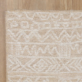 Sanctuary Rugs Beige Posy Inca Wool &amp; Cotton Rug