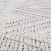 Sanctuary Rugs Black &amp; White Perla II Wool Rug