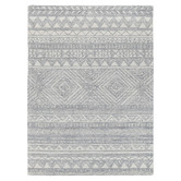 Sanctuary Rugs Grey Posy Zulu Wool &amp; Cotton Rug