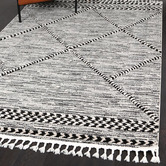 Sanctuary Rugs Black &amp; Anthracite Origin Annabelle Power-Loomed Rug