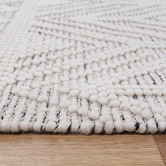 Sanctuary Rugs Black &amp; White Perla II Wool Rug