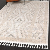 Sanctuary Rugs Beige Origin Zanzia Power-Loomed Rug