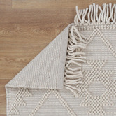 Sanctuary Rugs Marco Geometric V Hand-Knotted Wool-Blend Rug