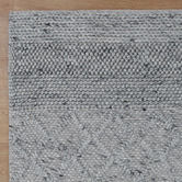 Sanctuary Rugs Steel Vittoria Hand-Knotted Wool-Blend Rug