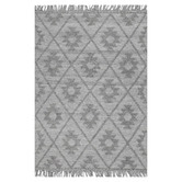 Sanctuary Rugs Marco Geometric I Hand-Knotted Wool-Blend Rug