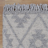 Sanctuary Rugs Marco Geometric II Hand-Knotted Wool-Blend Rug