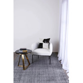 Sanctuary Rugs Charcoal Byron Wool &amp; Viscose Rug