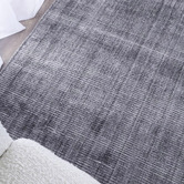 Sanctuary Rugs Charcoal Byron Wool &amp; Viscose Rug