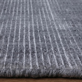 Sanctuary Rugs Charcoal Byron Wool &amp; Viscose Rug