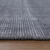 Sanctuary Rugs Charcoal Byron Wool &amp; Viscose Rug